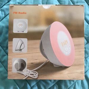 New in box sunrise light alarm clock